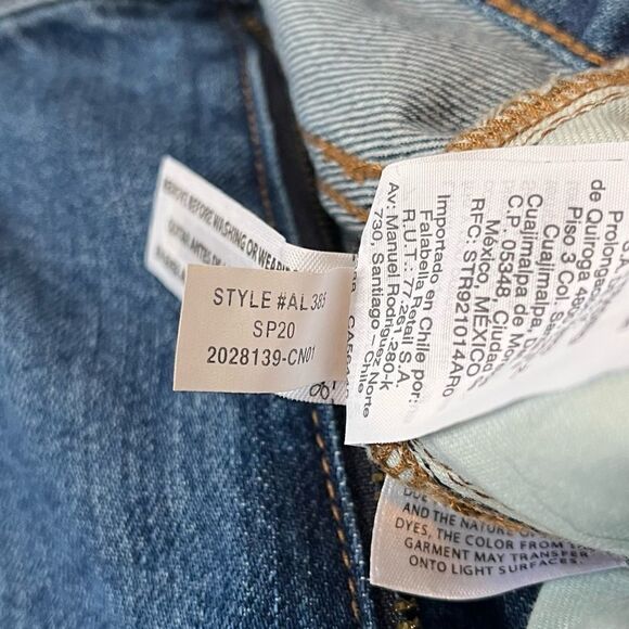 Madewell Rigid Denim Straight Mini Skirt in Haydel Wash: Tie-Waist Edition 28 - Picture 11 of 11